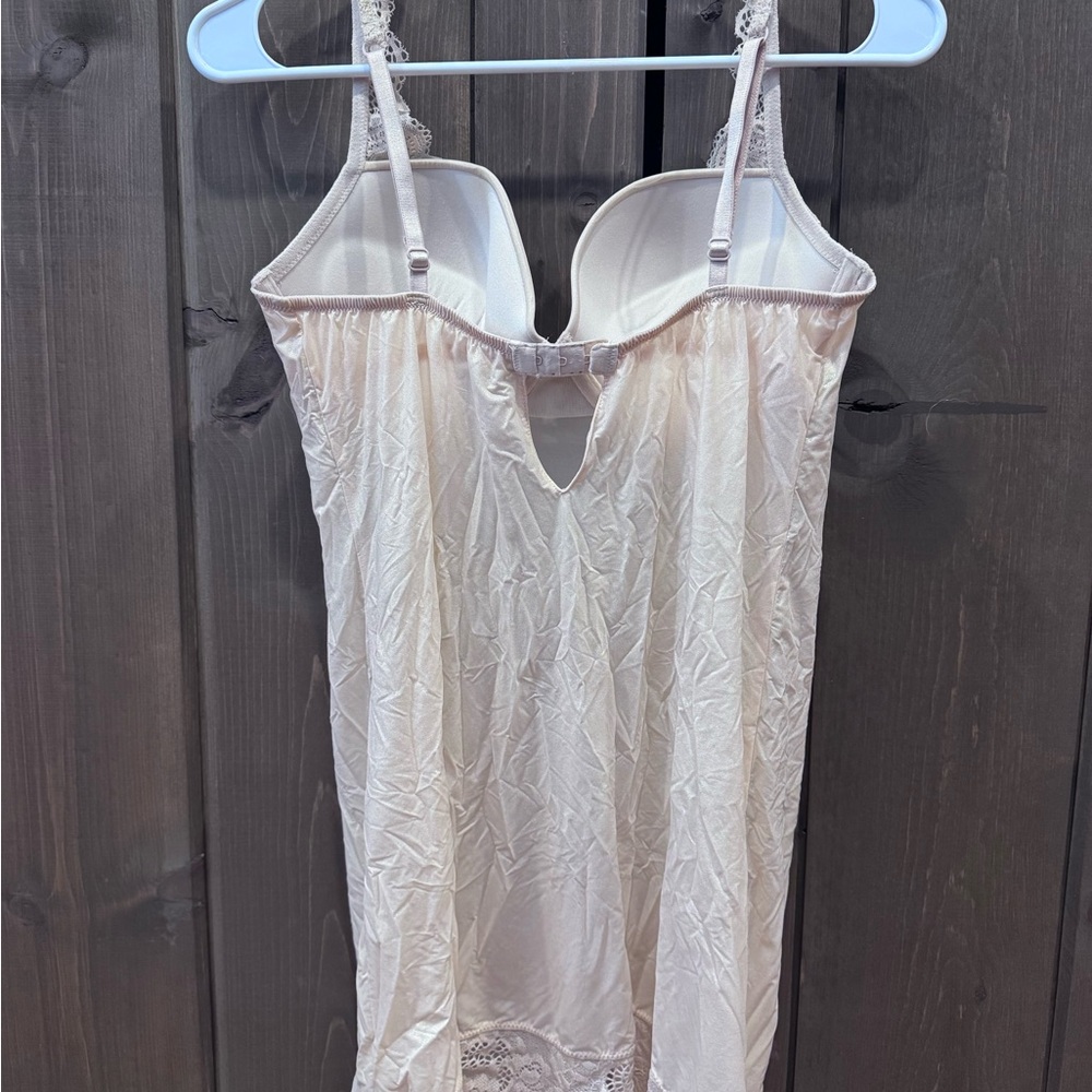 Victoria's Secret shimmer nude Lace Chemise - Picture 3 of 8